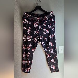 Floral Print Leggings - Gaiam - XL